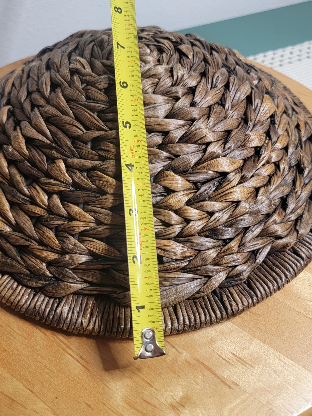 Source Unknown Handwoven Seagrass Basket - Brown